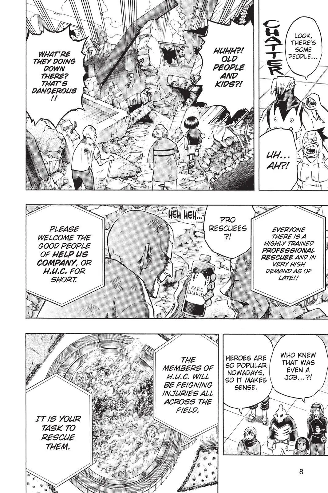 My Hero Academia, chapter 109, page 8