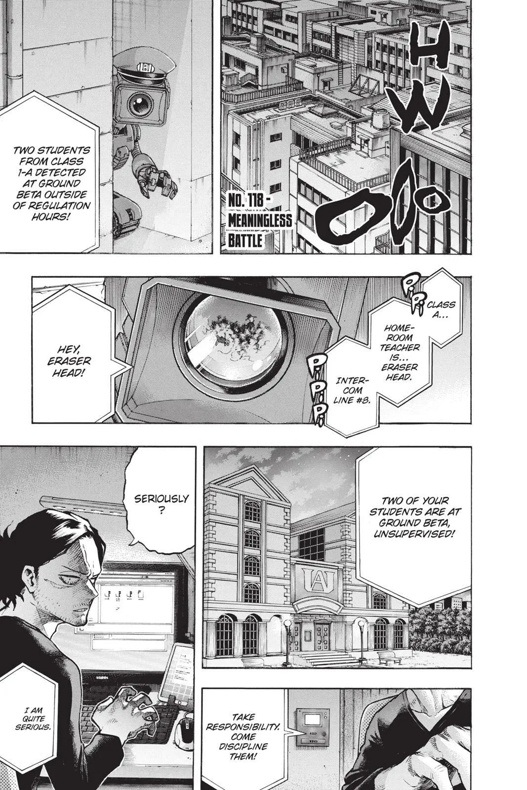 My Hero Academia, chapter 118, page 1