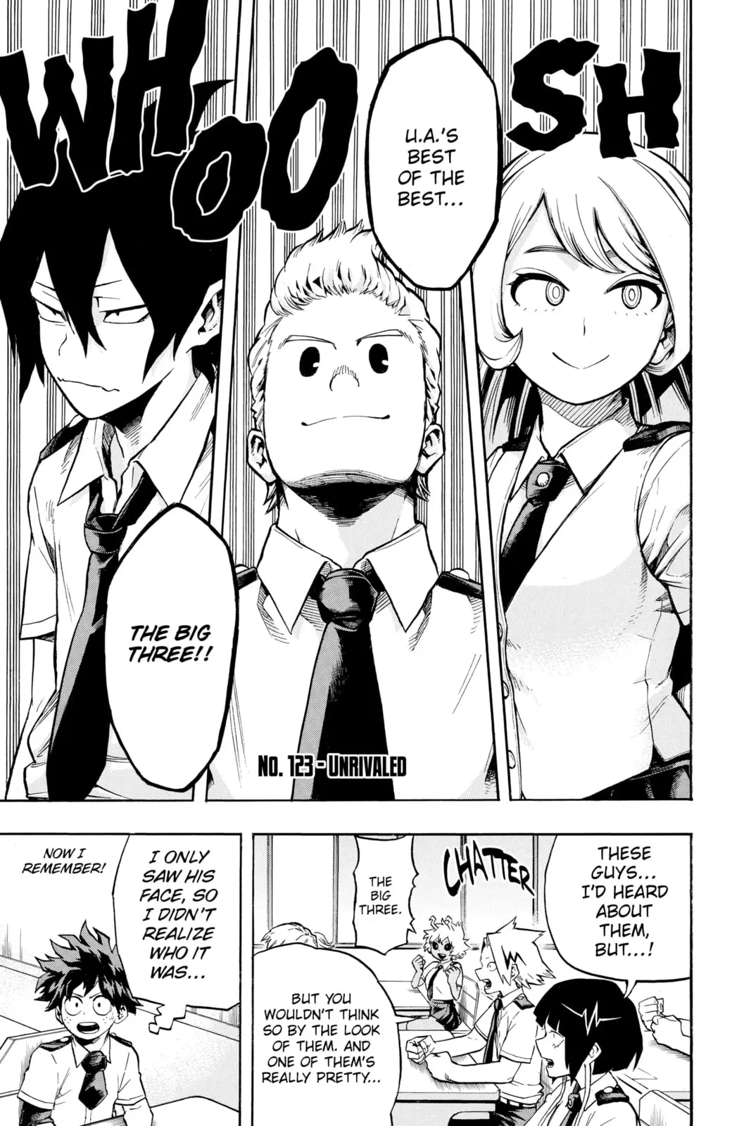 My Hero Academia, chapter 123, page 1