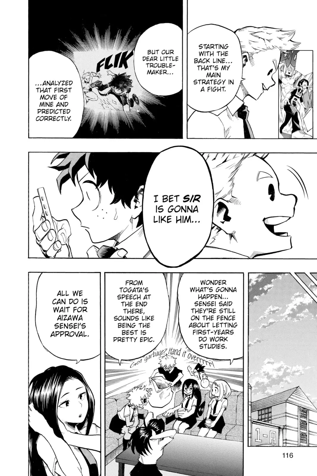 My Hero Academia, chapter 124, page 14