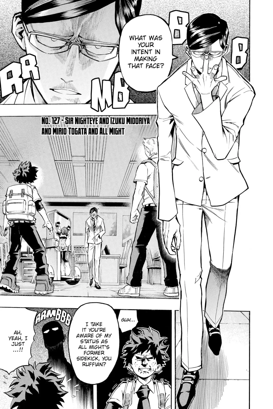 My Hero Academia, chapter 127, page 1