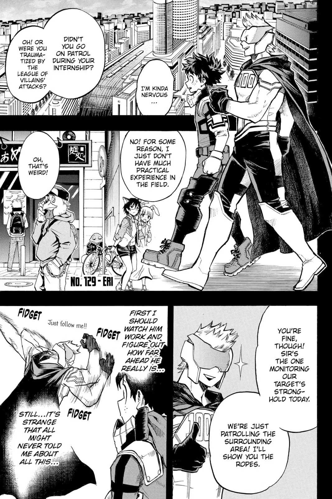 My Hero Academia, chapter 129, page 1