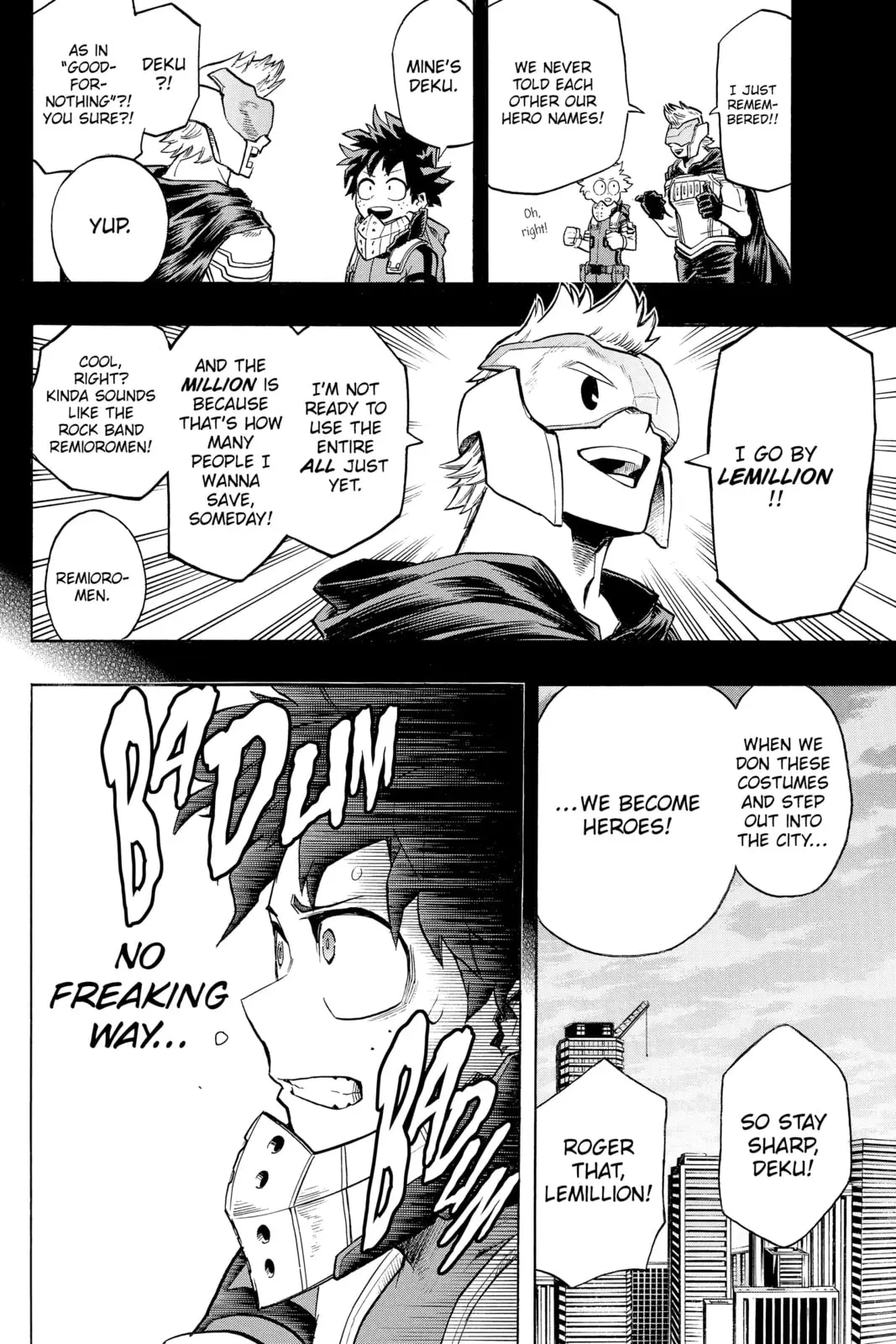 My Hero Academia, chapter 129, page 2