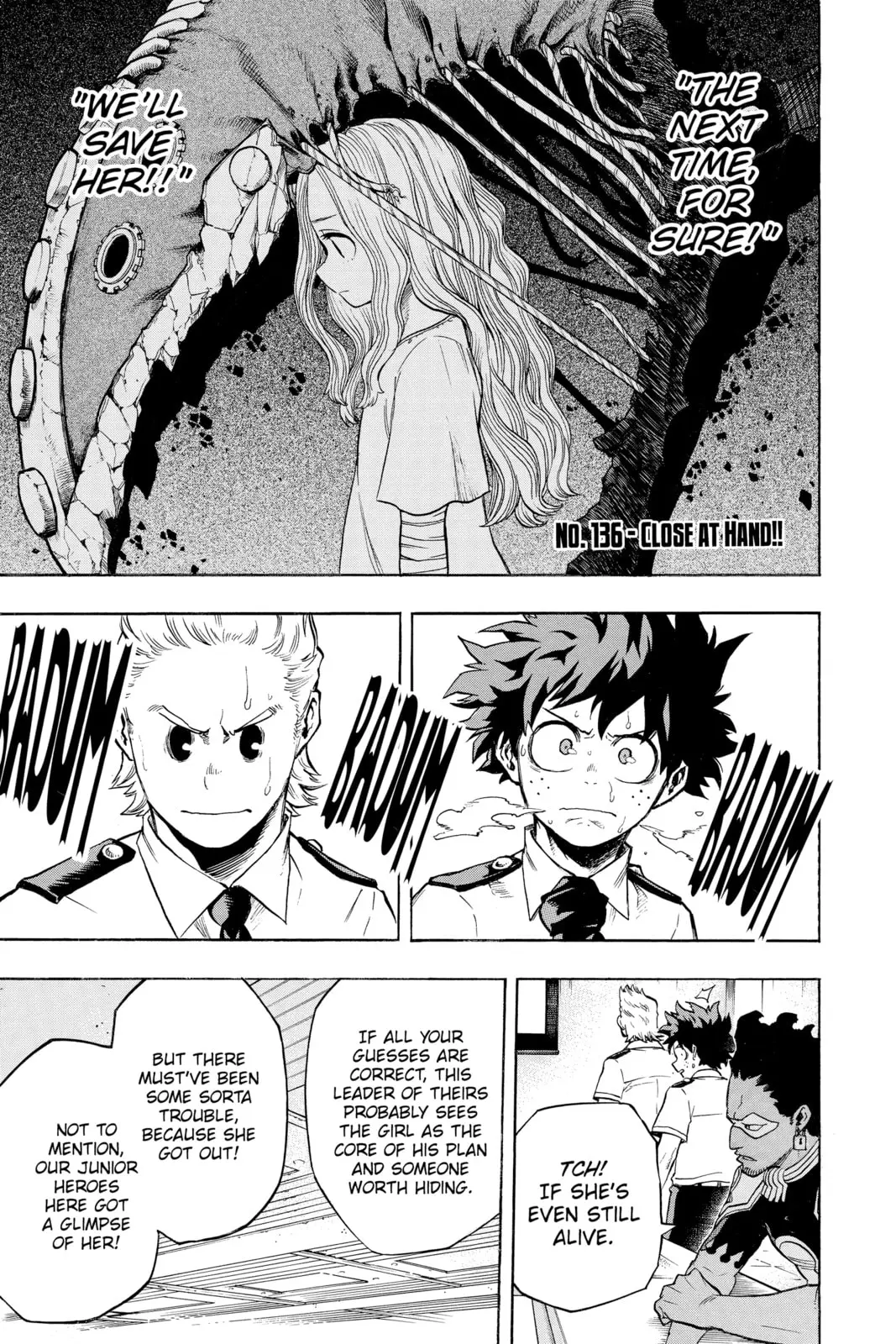 My Hero Academia, chapter 136, page 1