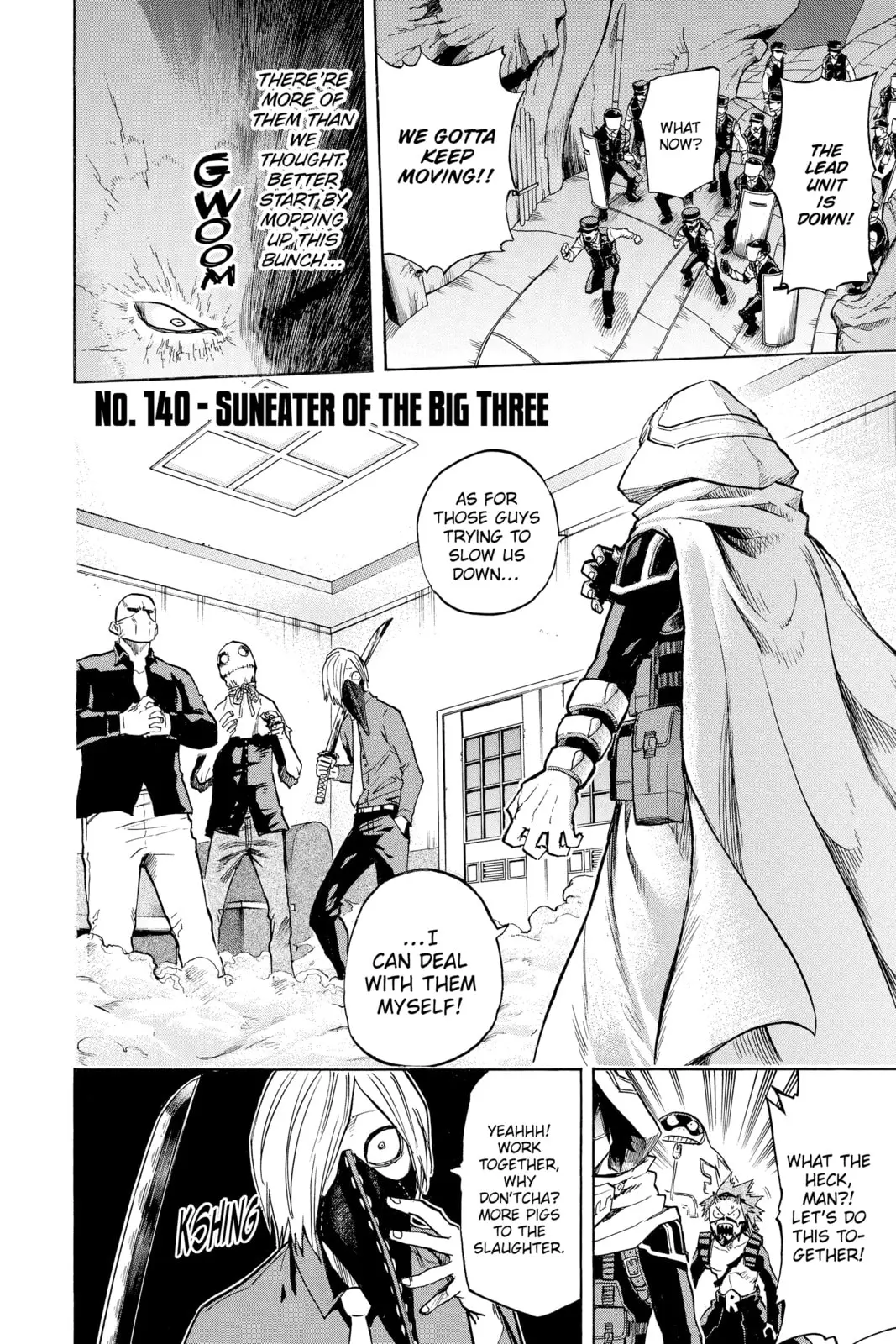 My Hero Academia, chapter 140, page 2
