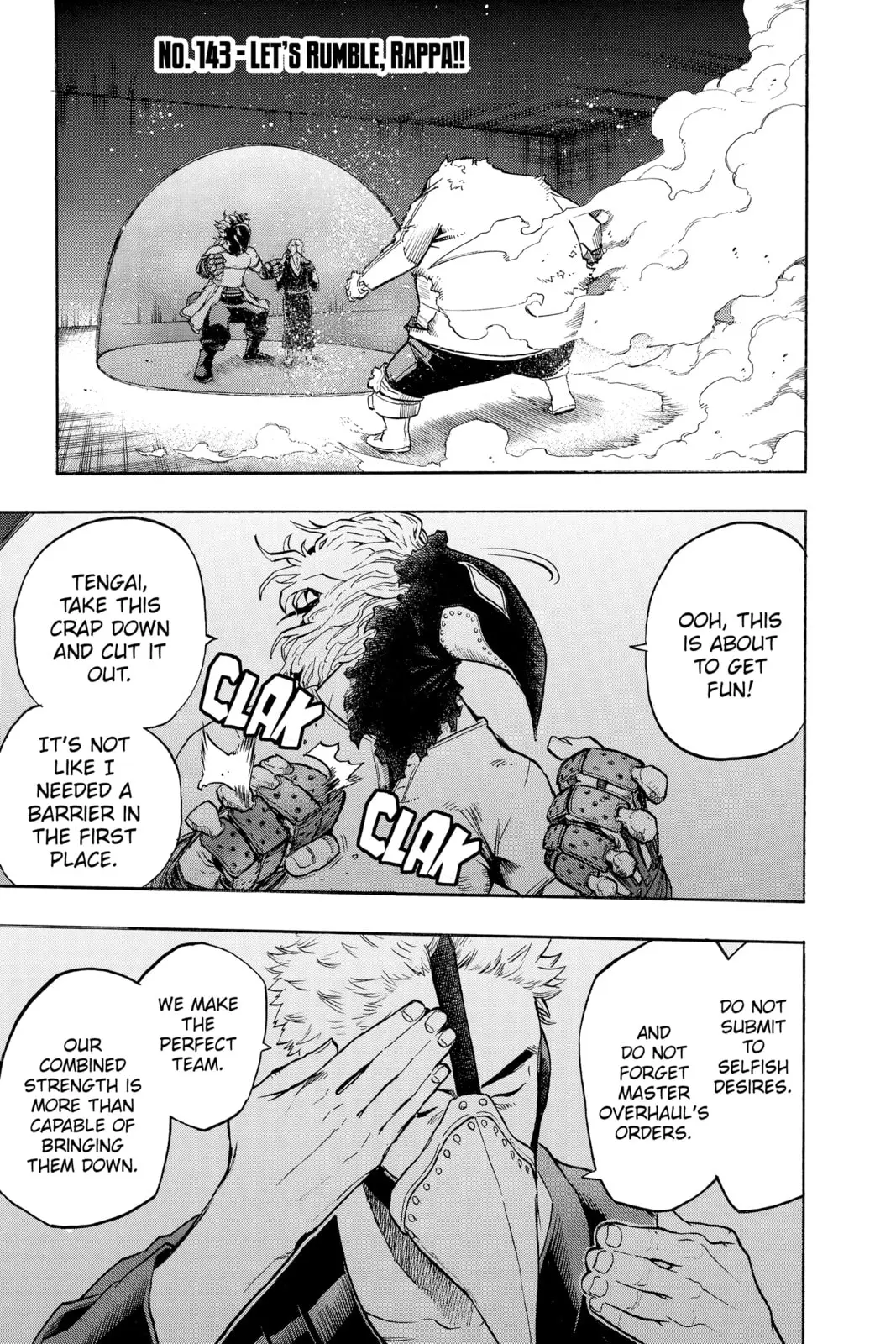 My Hero Academia, chapter 143, page 1