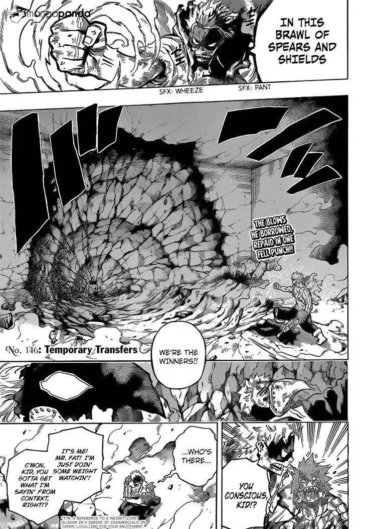 My Hero Academia, chapter 146, page 1