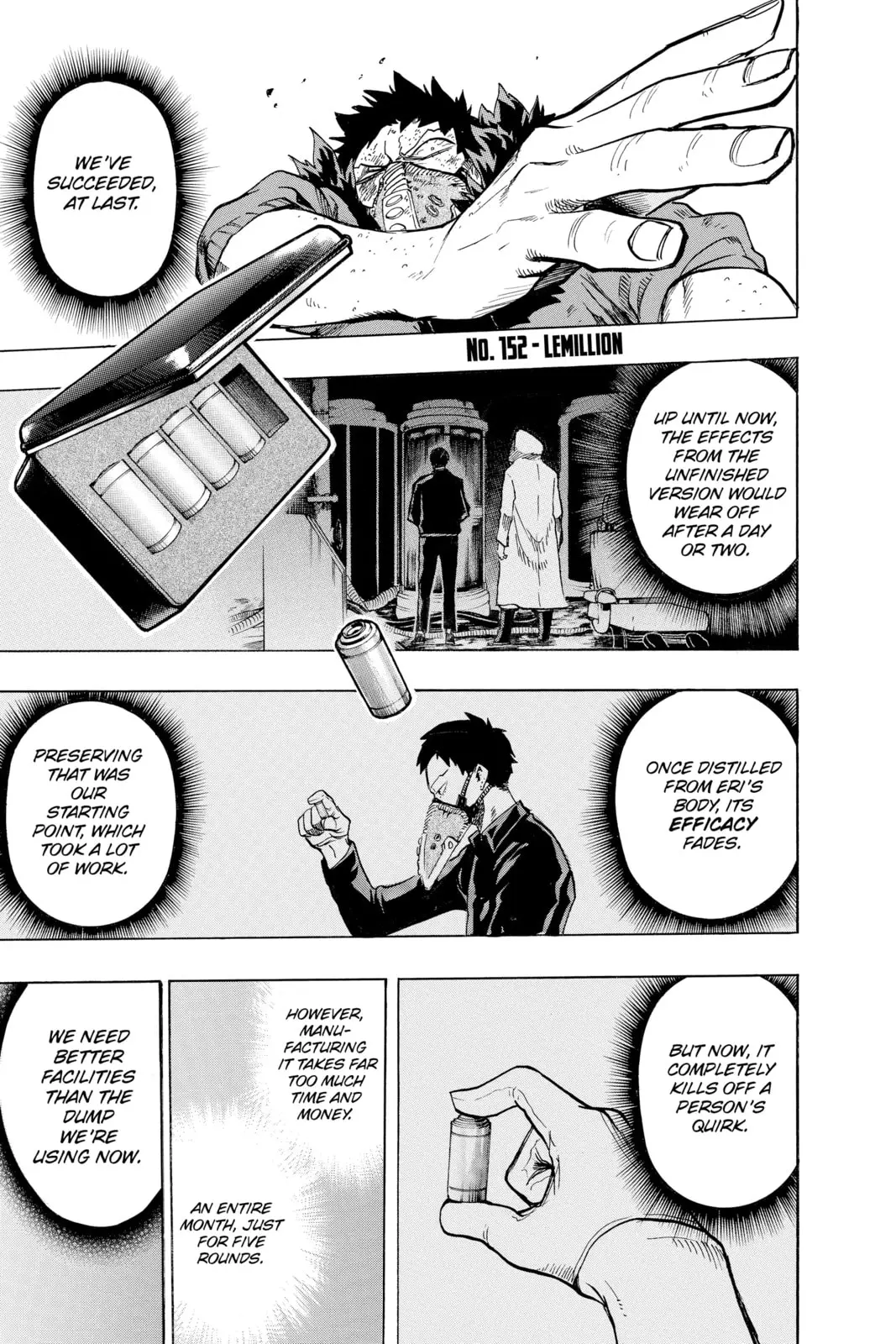 My Hero Academia, chapter 152, page 1