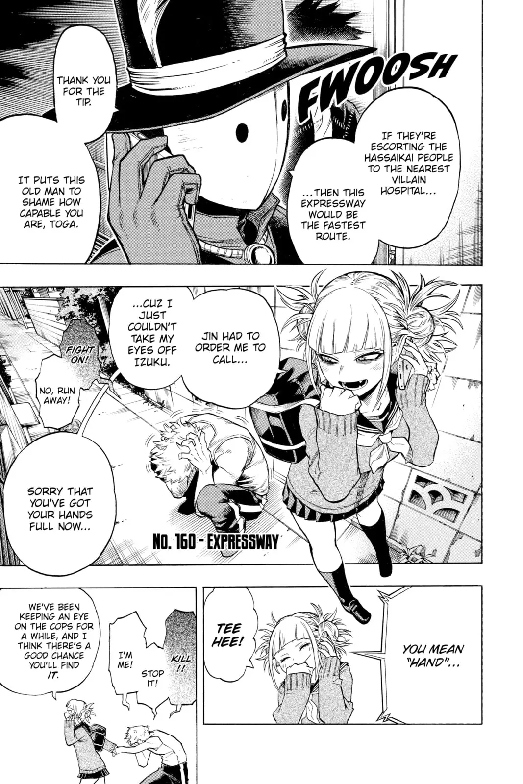 My Hero Academia, chapter 160, page 1