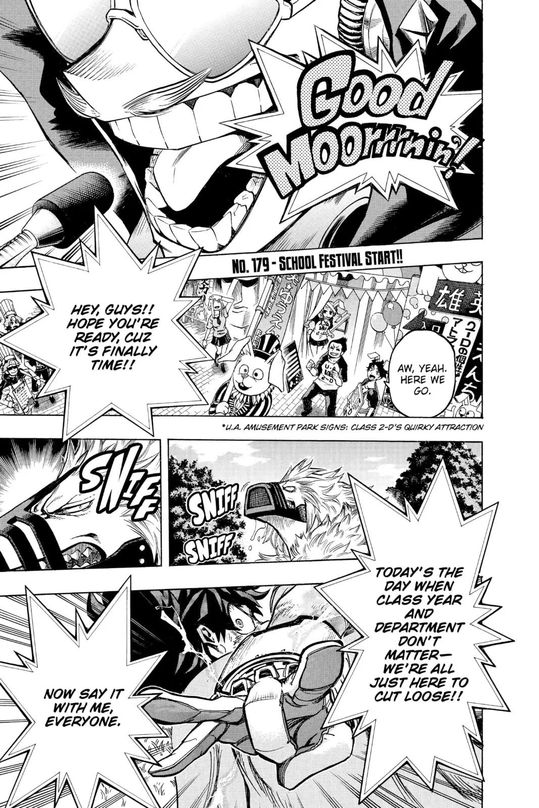 My Hero Academia, chapter 179, page 1