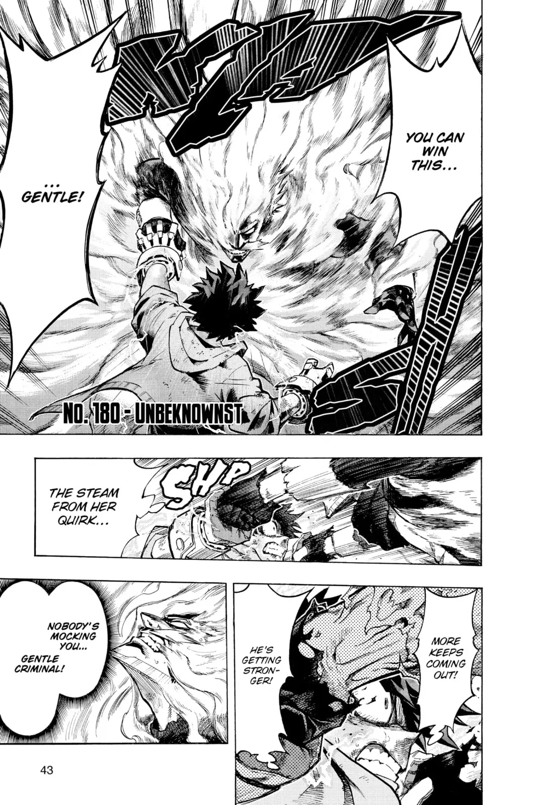 My Hero Academia, chapter 180, page 1