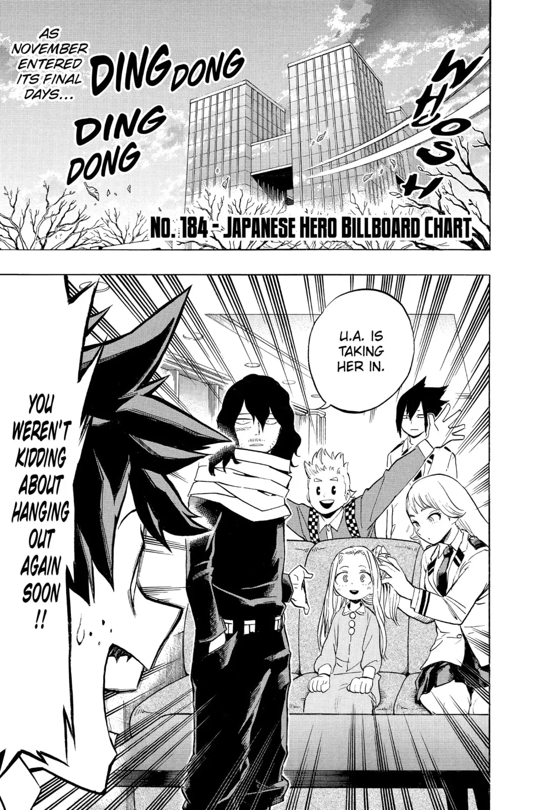 My Hero Academia, chapter 184, page 1