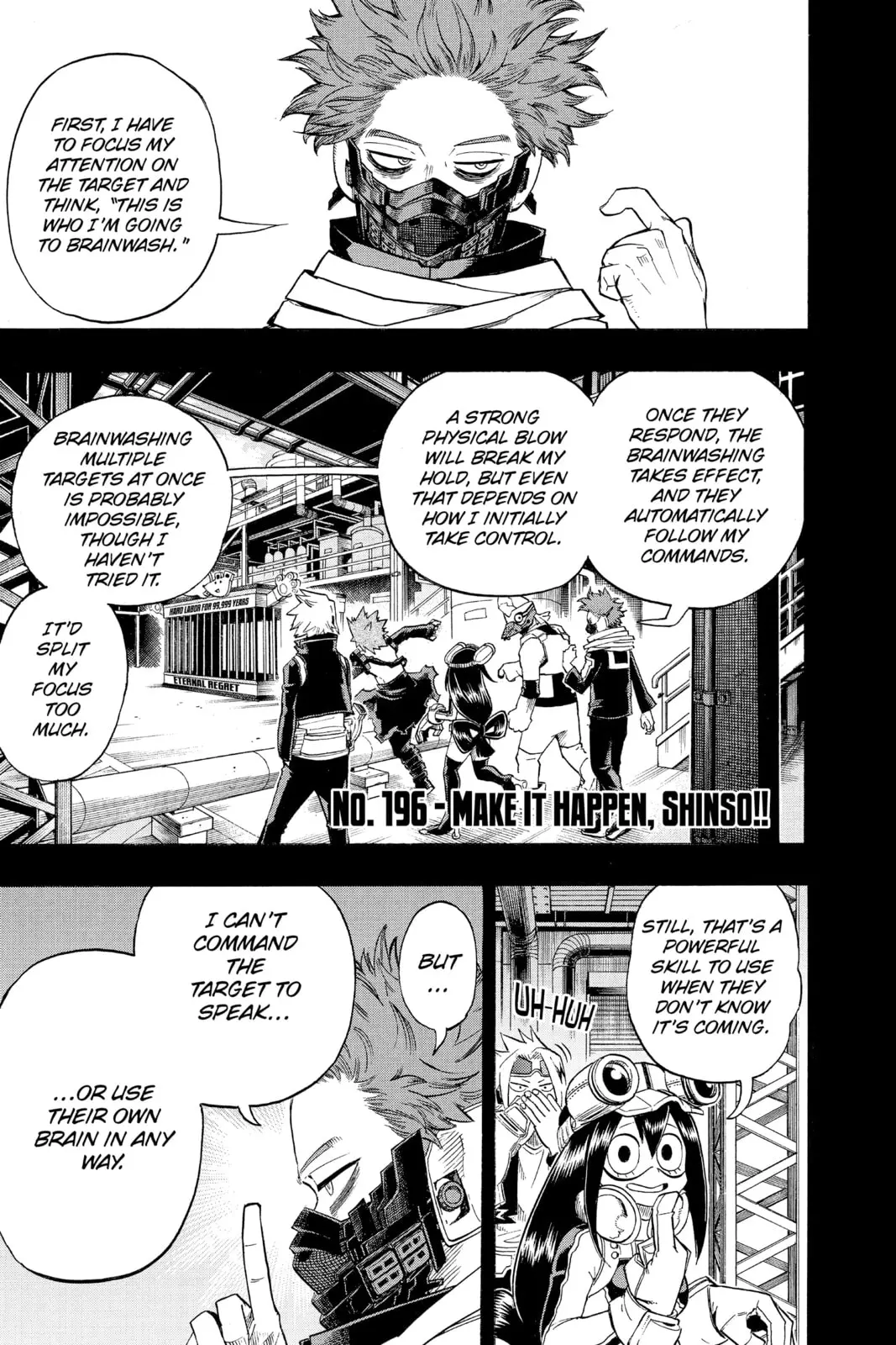 My Hero Academia, chapter 196, page 1