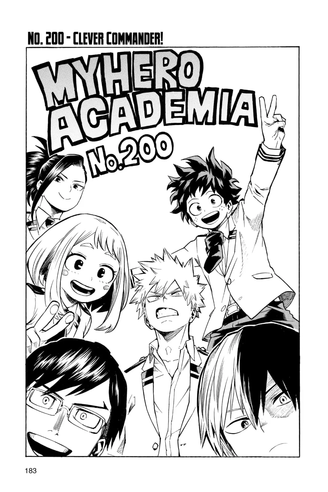 My Hero Academia, chapter 200, page 1