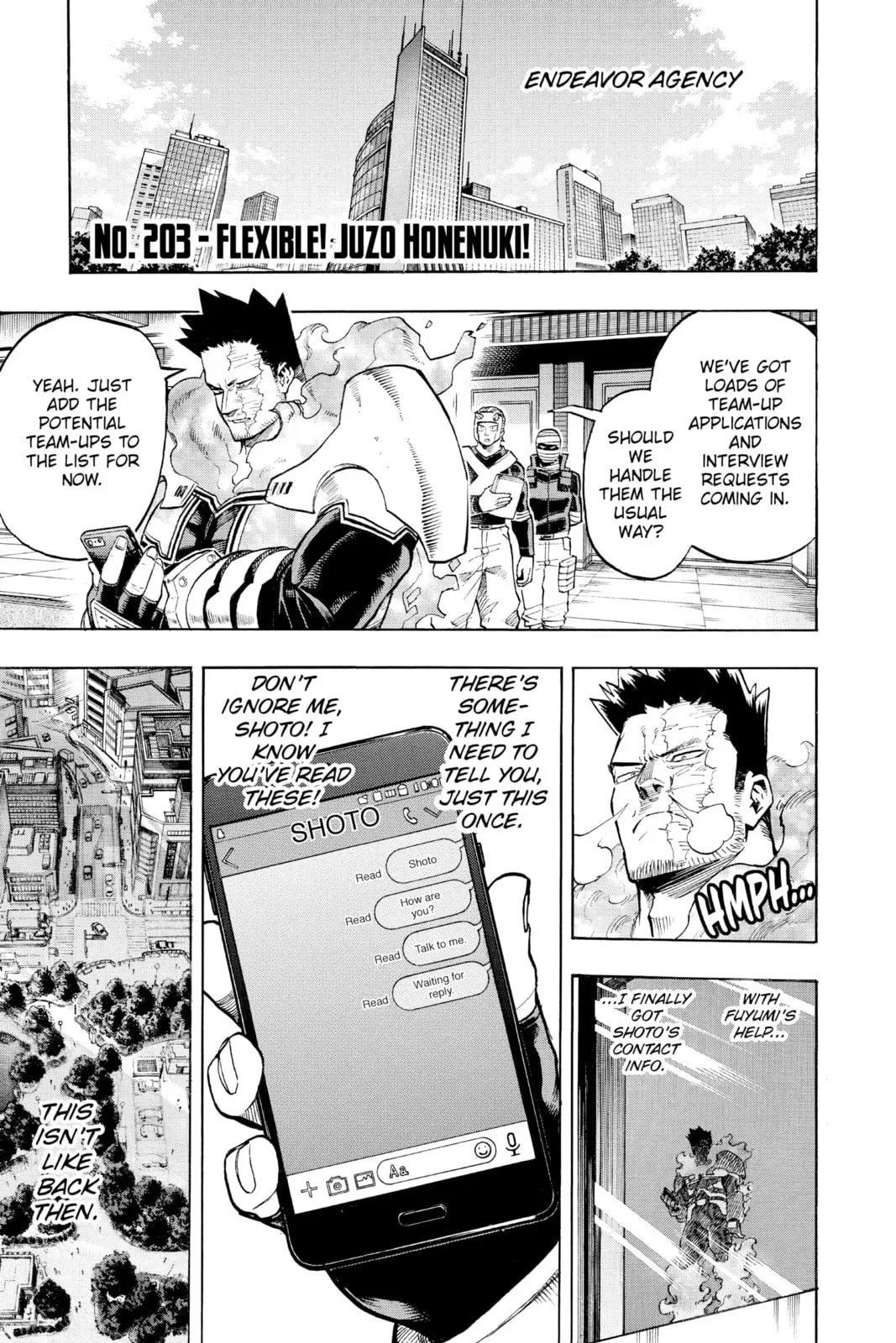 My Hero Academia, chapter 203, page 1