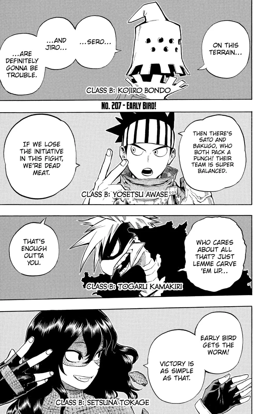 My Hero Academia, chapter 207, page 1