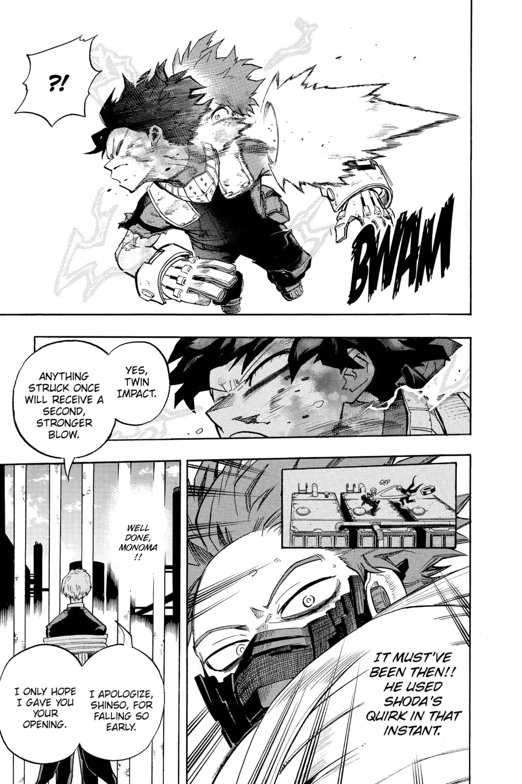 My Hero Academia, chapter 215, page 9