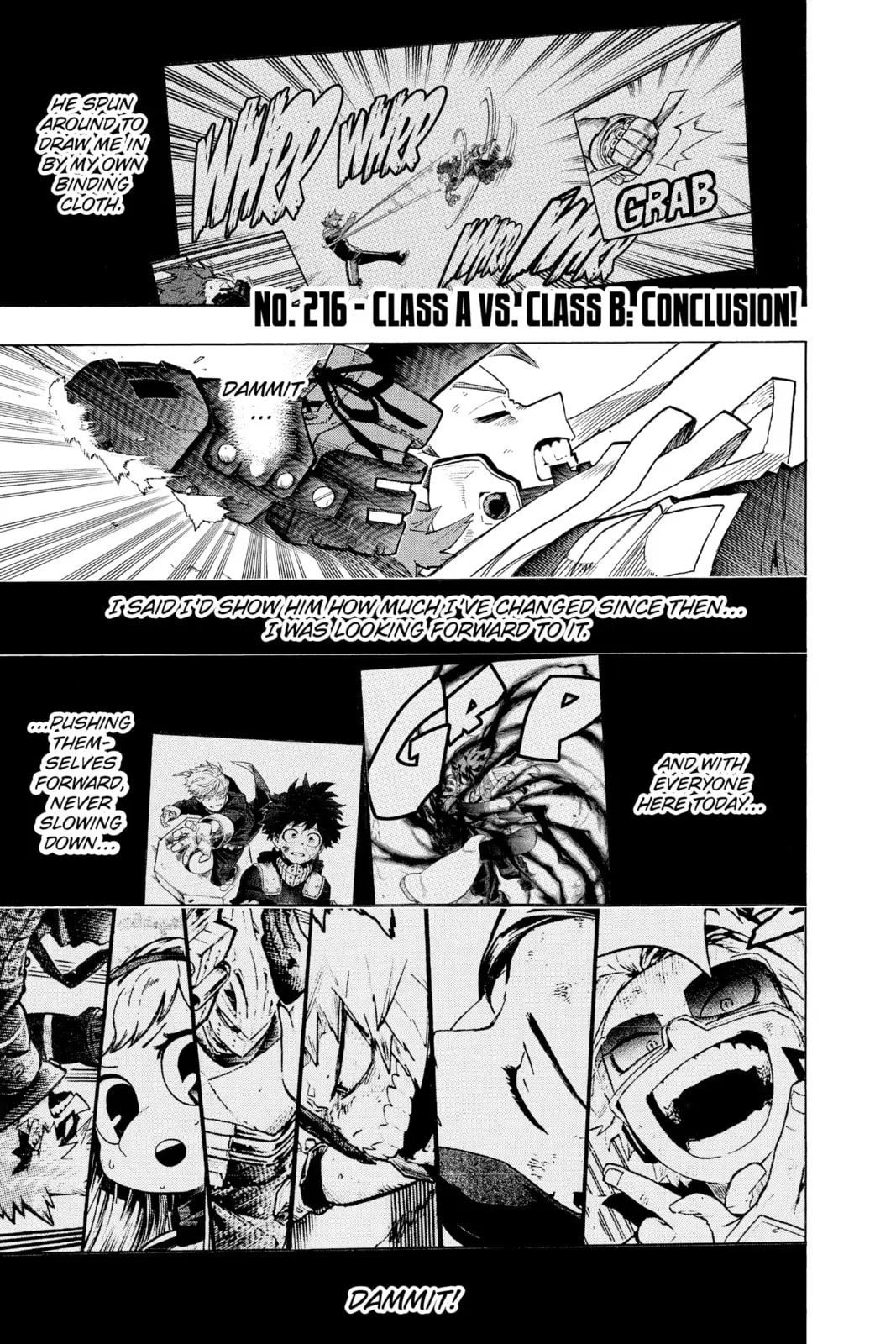 My Hero Academia, chapter 216, page 1