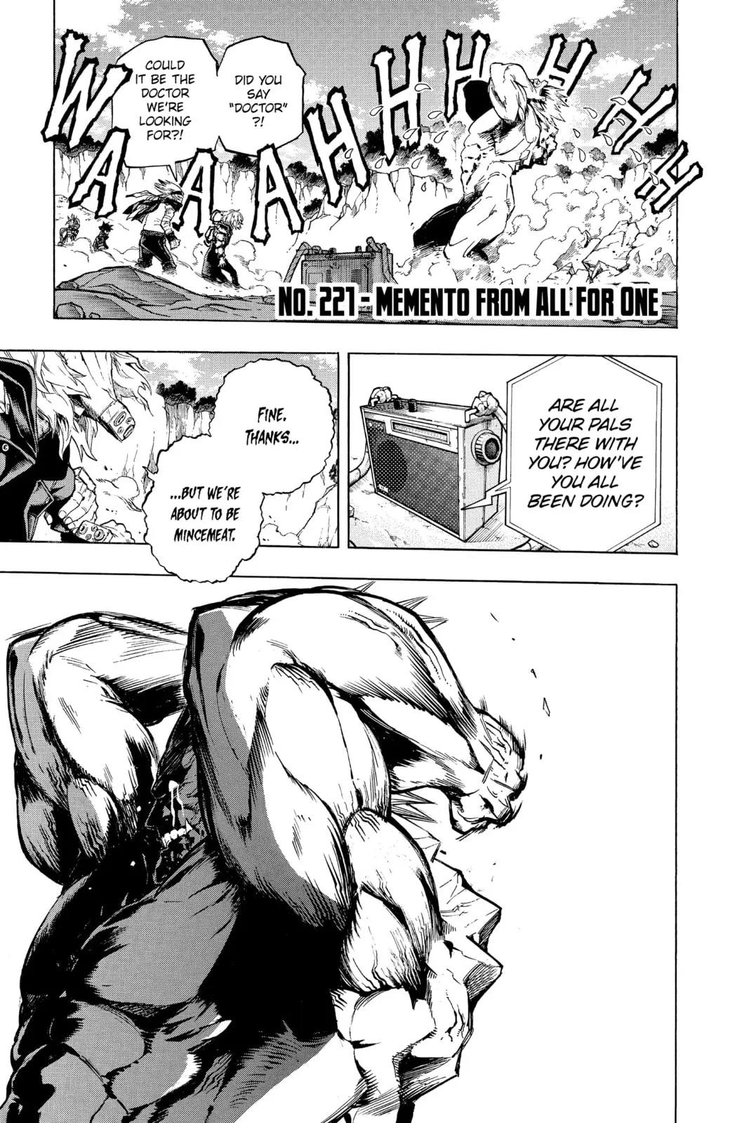 My Hero Academia, chapter 221, page 1
