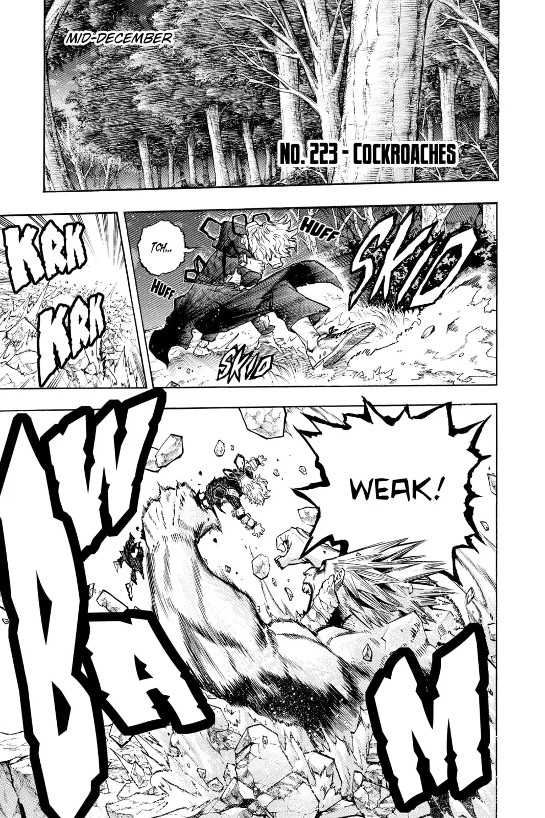 My Hero Academia, chapter 223, page 1