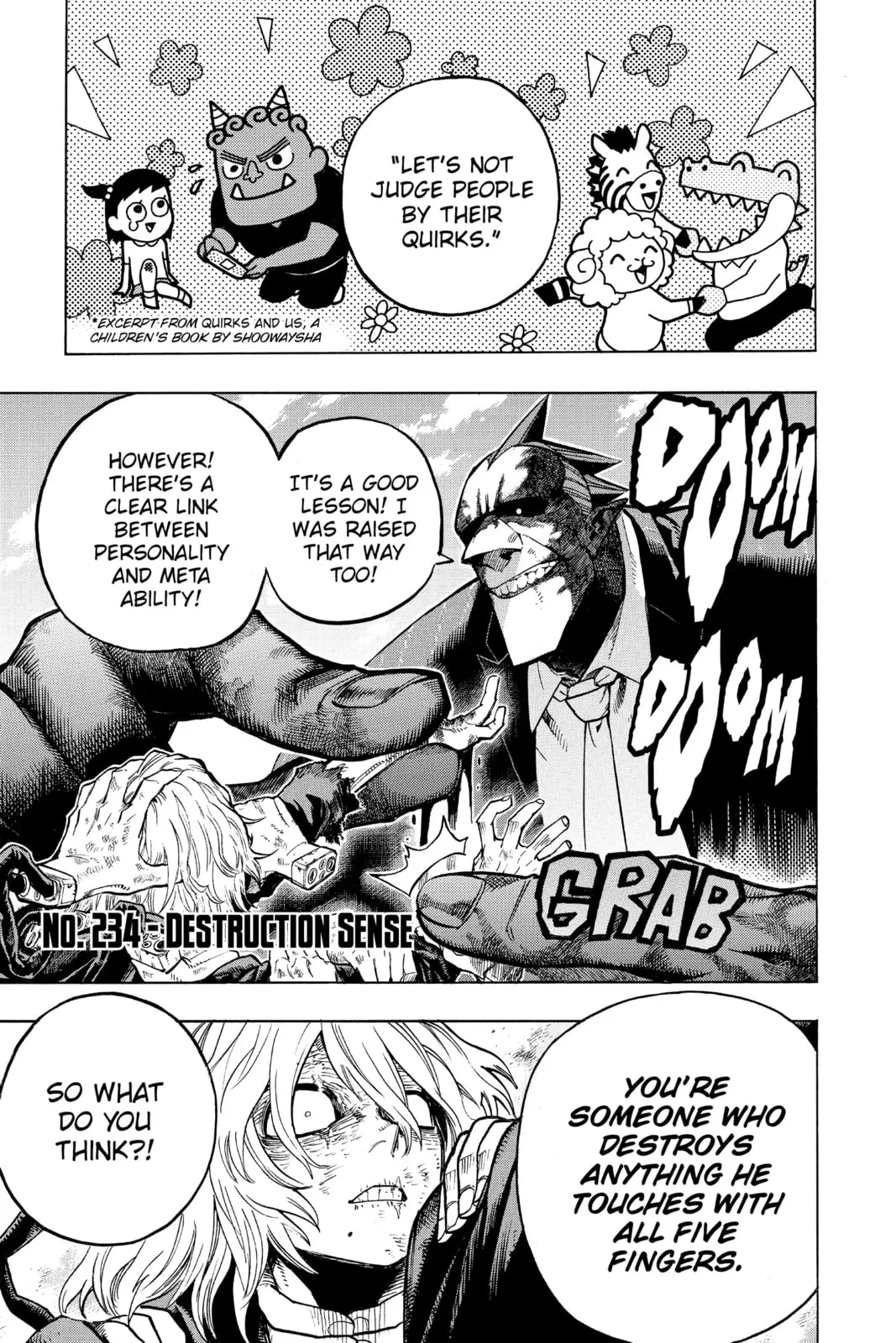 My Hero Academia, chapter 234, page 1