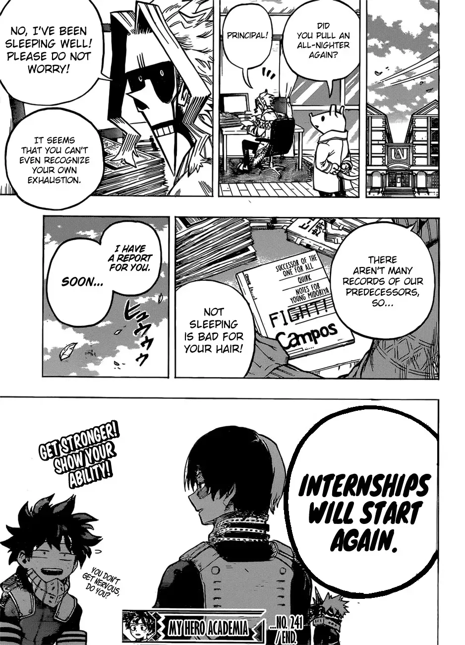 My Hero Academia, chapter 241, page 17