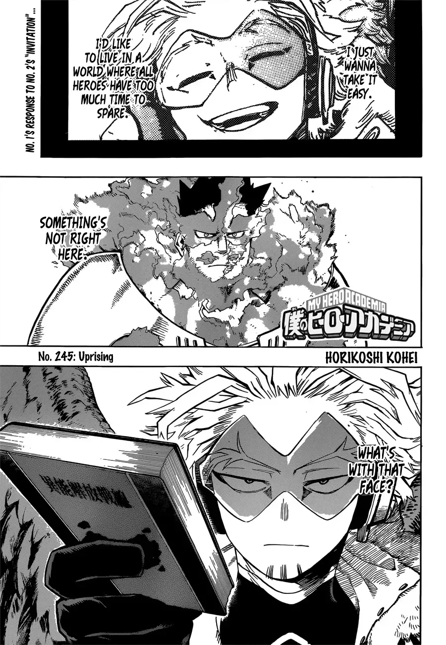 My Hero Academia, chapter 245, page 1