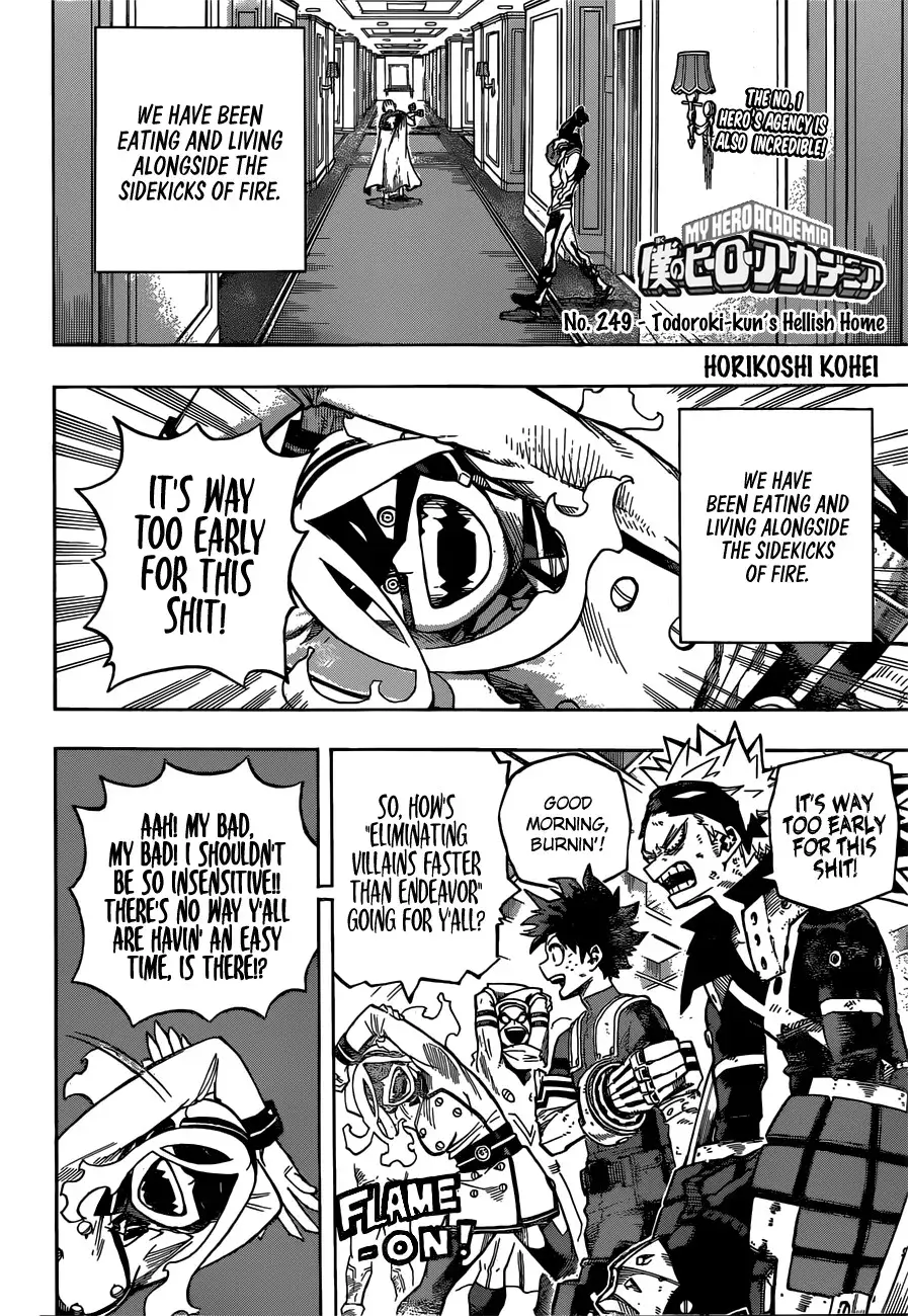 My Hero Academia, chapter 249, page 2