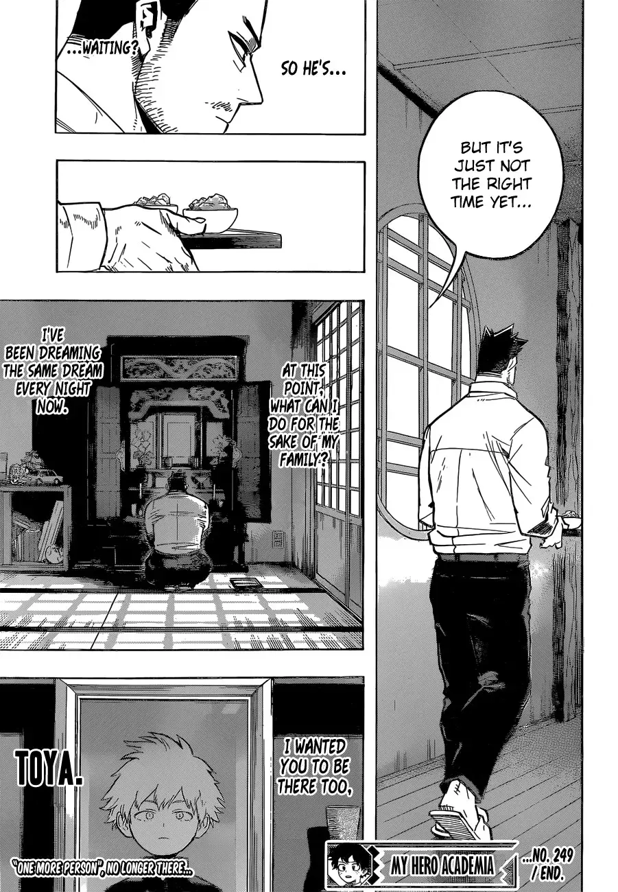 My Hero Academia, chapter 249, page 15