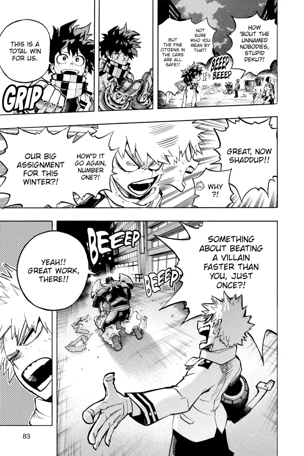 My Hero Academia, chapter 252, page 3