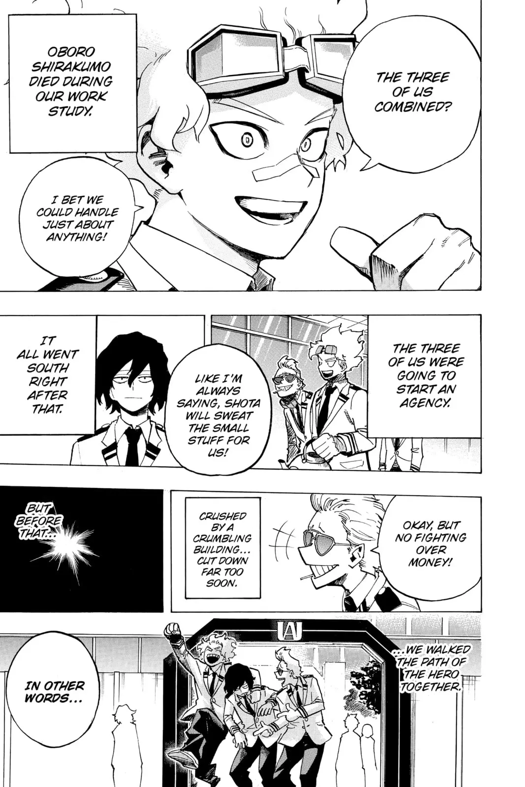 My Hero Academia, chapter 254, page 3
