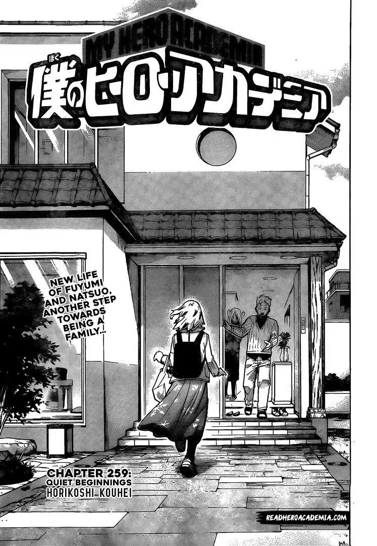 My Hero Academia, chapter 259, page 1