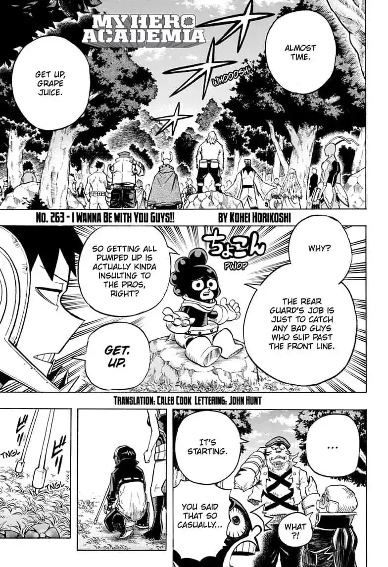 My Hero Academia, chapter 263, page 1