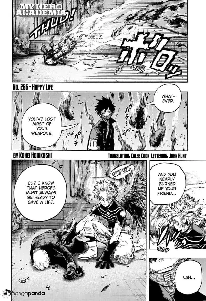 My Hero Academia, chapter 266, page 2