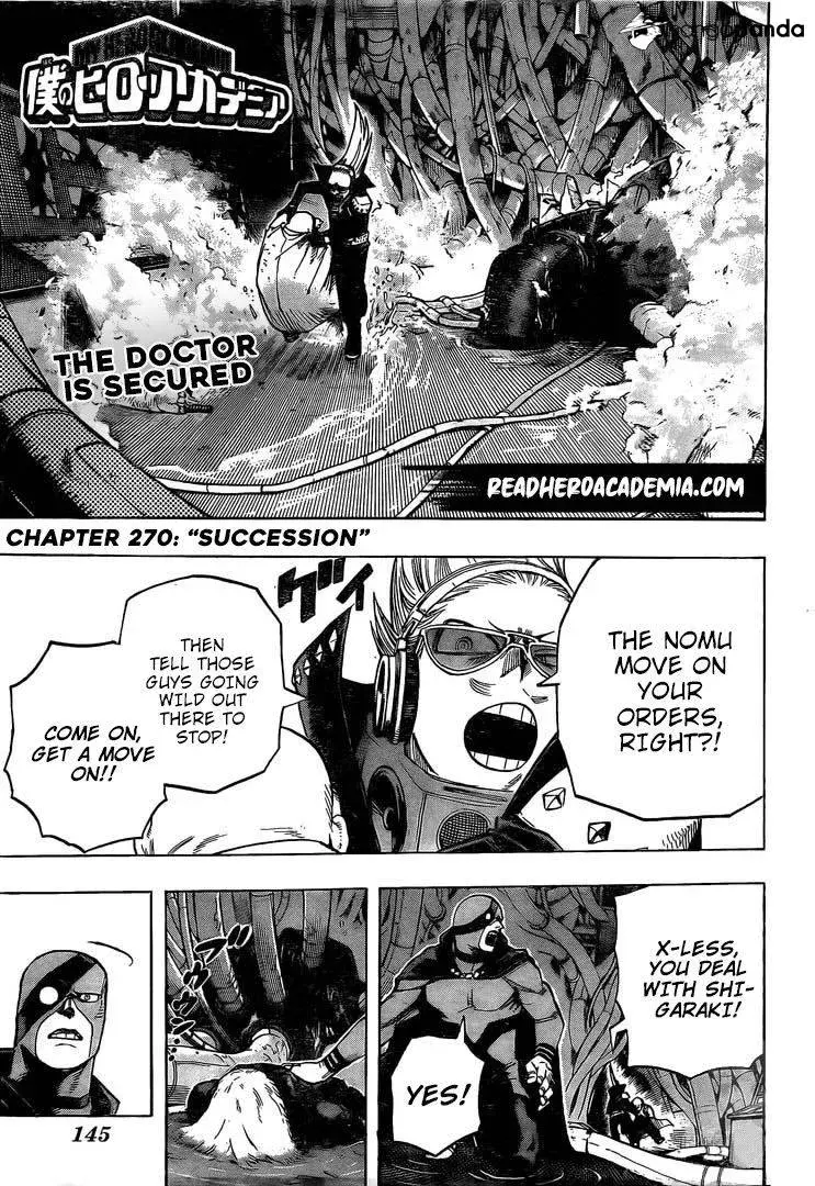 My Hero Academia, chapter 270, page 1