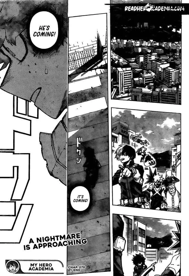 My Hero Academia, chapter 270, page 18