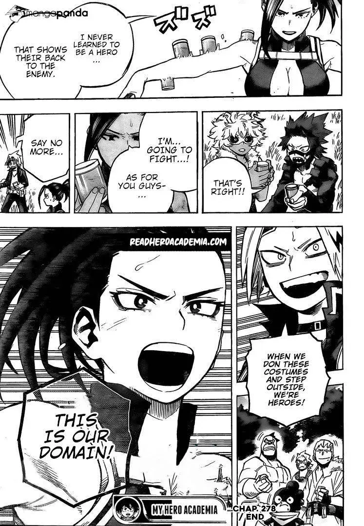 My Hero Academia, chapter 278, page 17