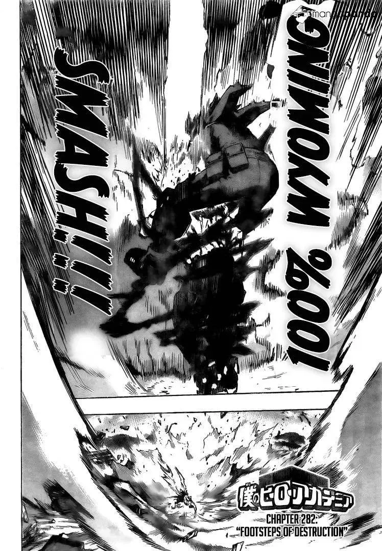 My Hero Academia, chapter 282, page 2