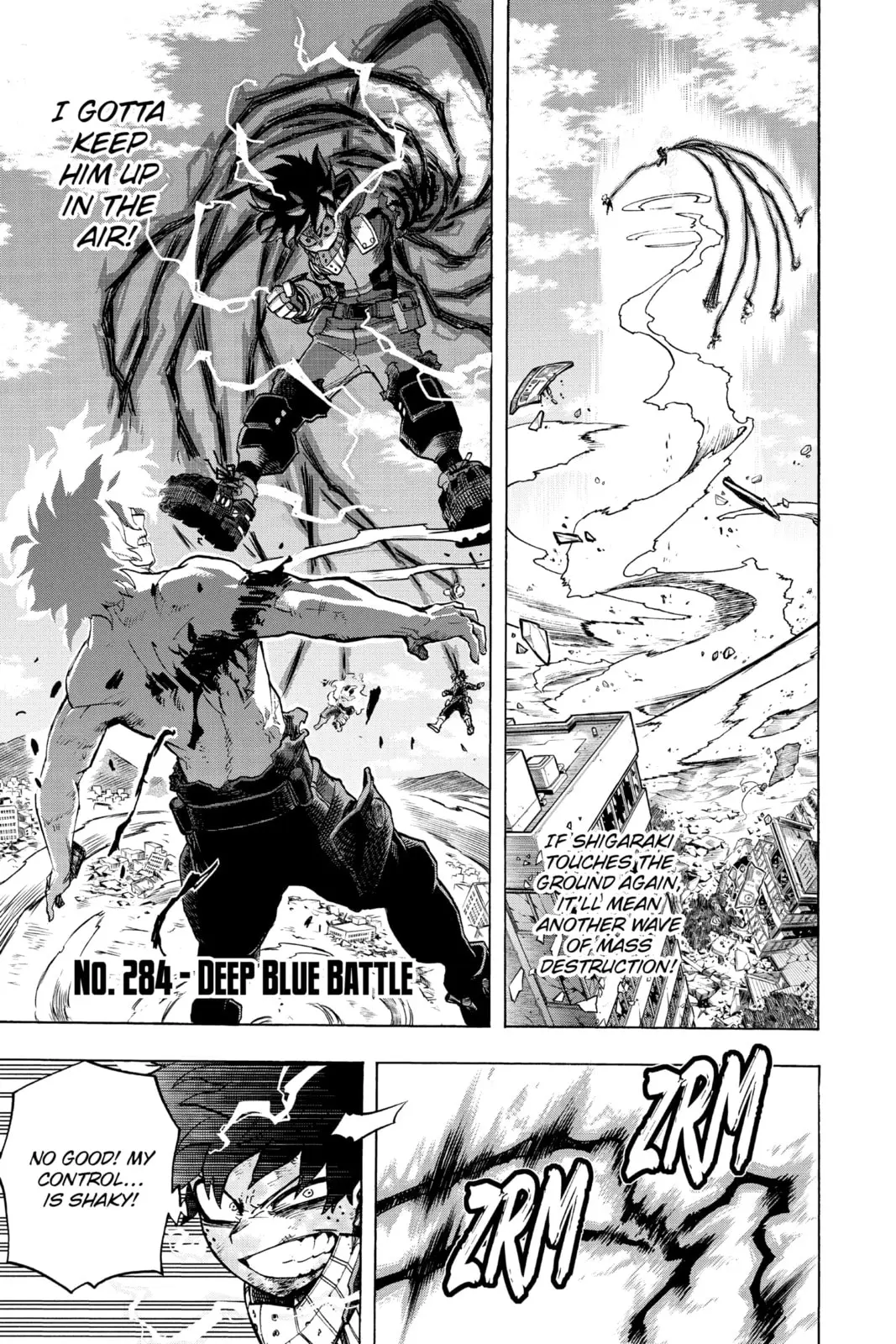 My Hero Academia, chapter 284, page 1