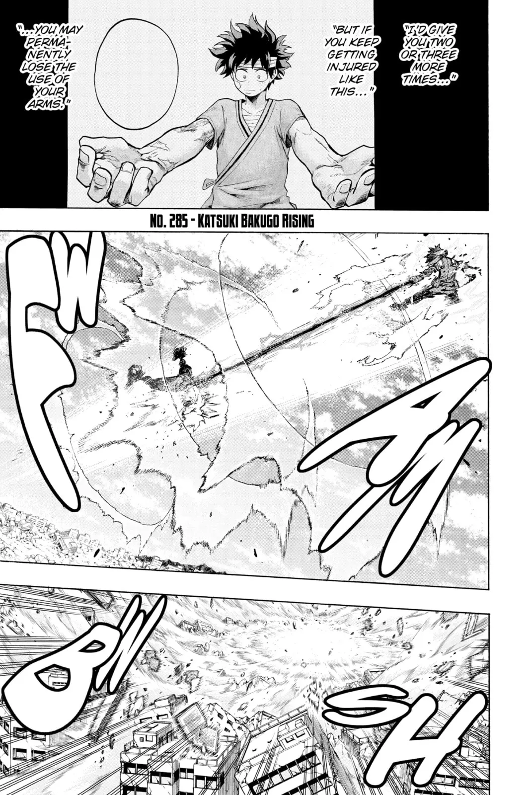 My Hero Academia, chapter 285, page 1