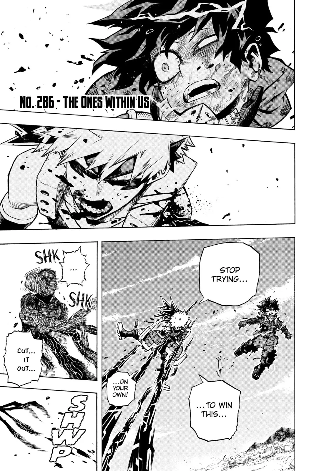 My Hero Academia, chapter 286, page 1