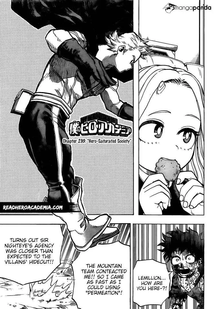 My Hero Academia, chapter 293, page 2