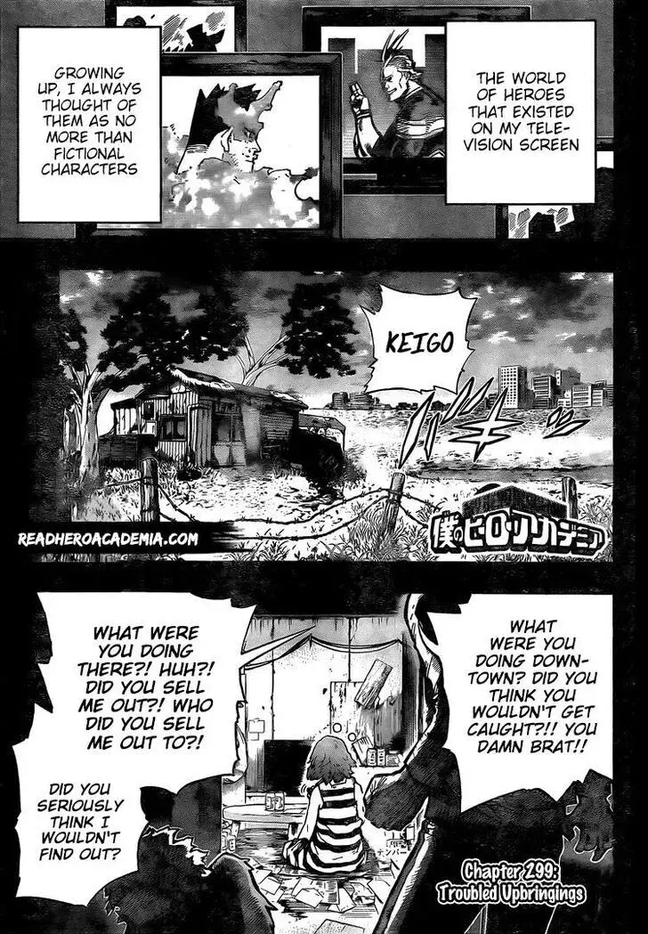 My Hero Academia, chapter 299, page 1