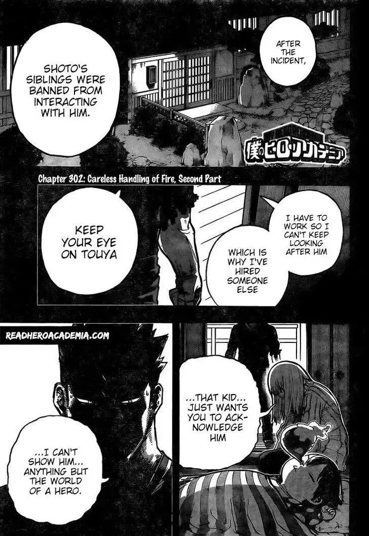 My Hero Academia, chapter 302, page 1
