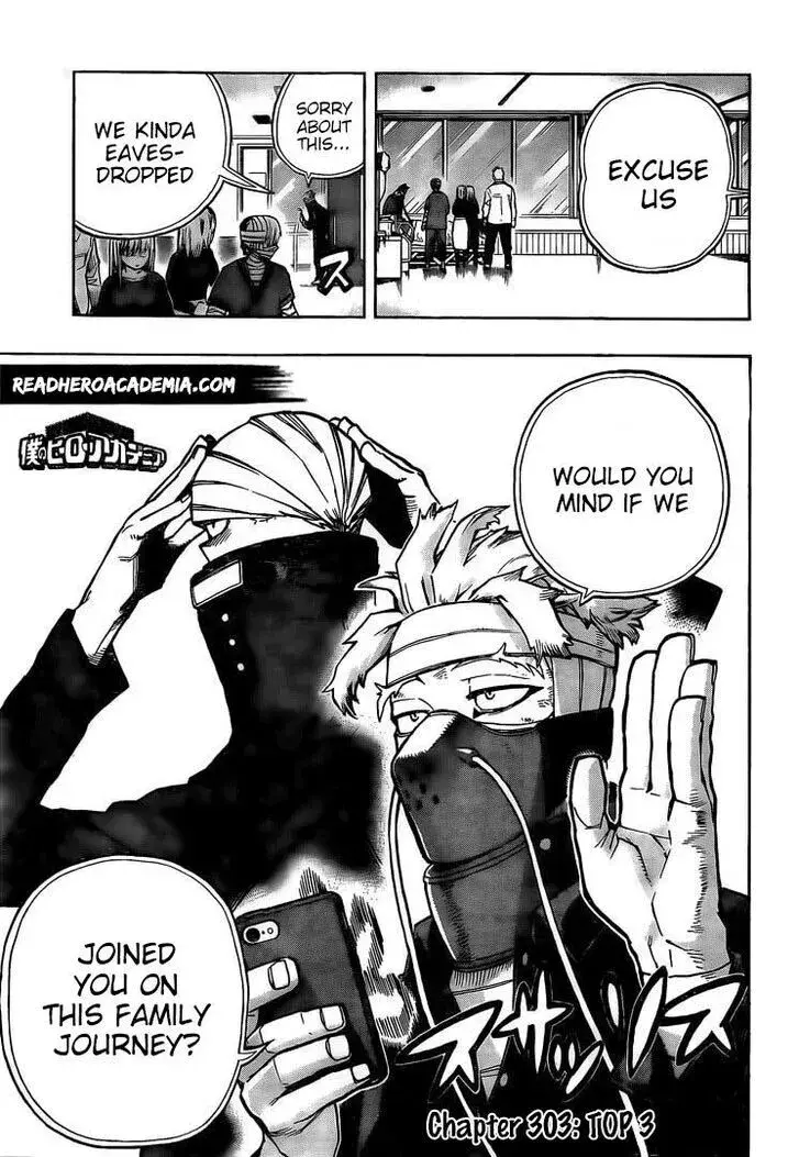 My Hero Academia, chapter 303, page 1