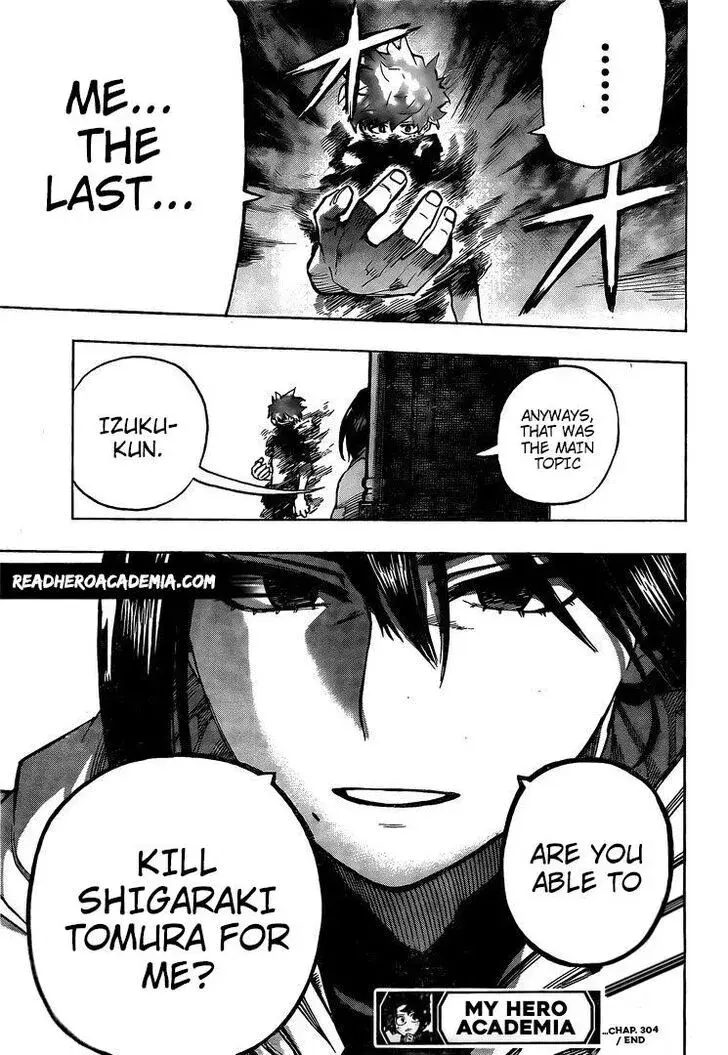 My Hero Academia, chapter 304, page 16