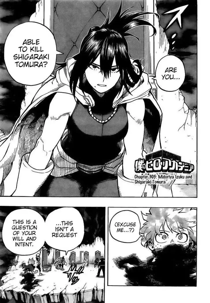 My Hero Academia, chapter 305, page 1