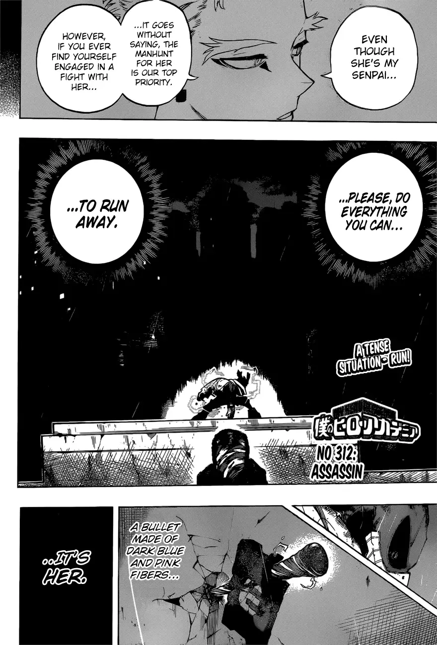 My Hero Academia, chapter 312, page 2