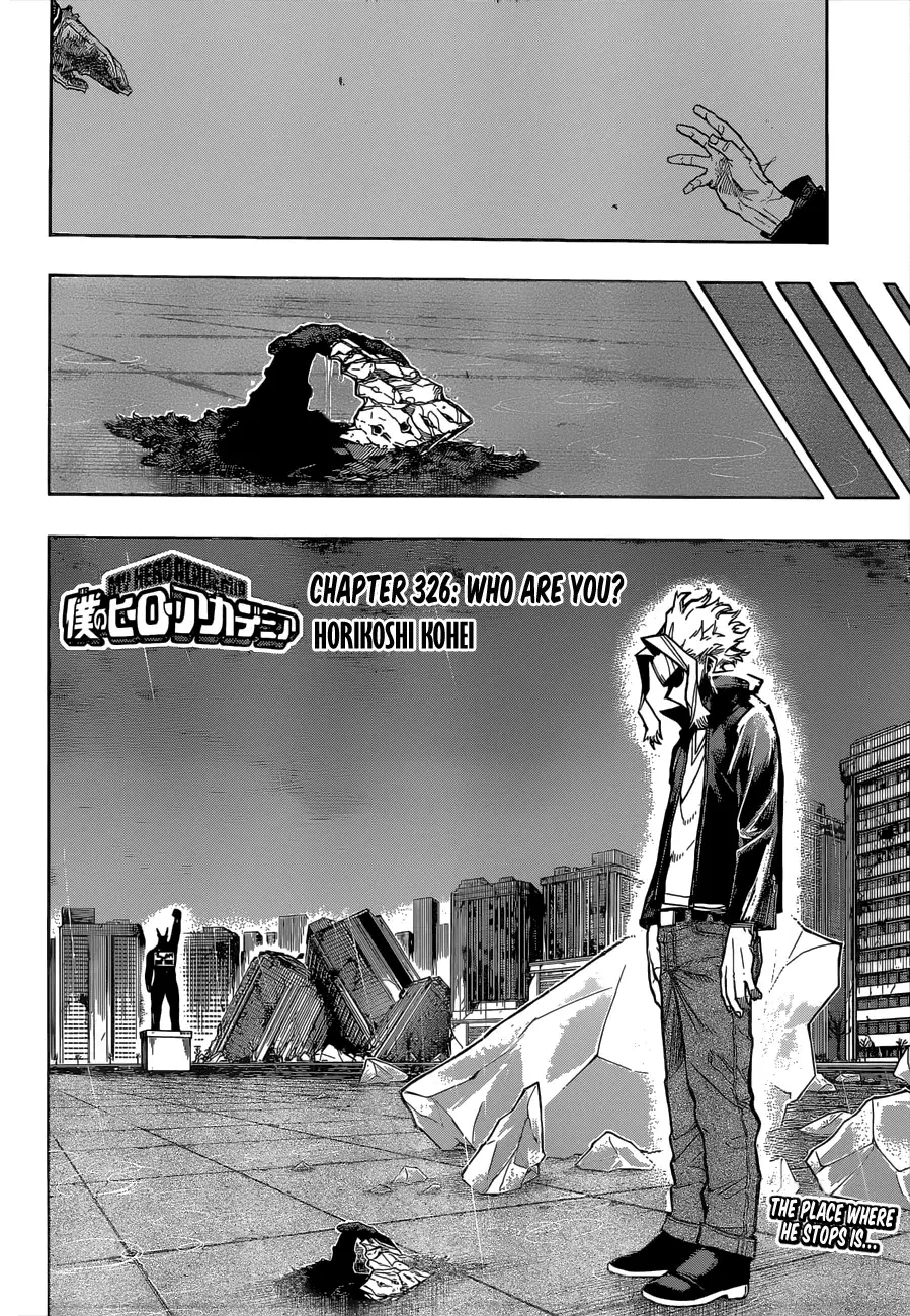 My Hero Academia, chapter 326, page 2