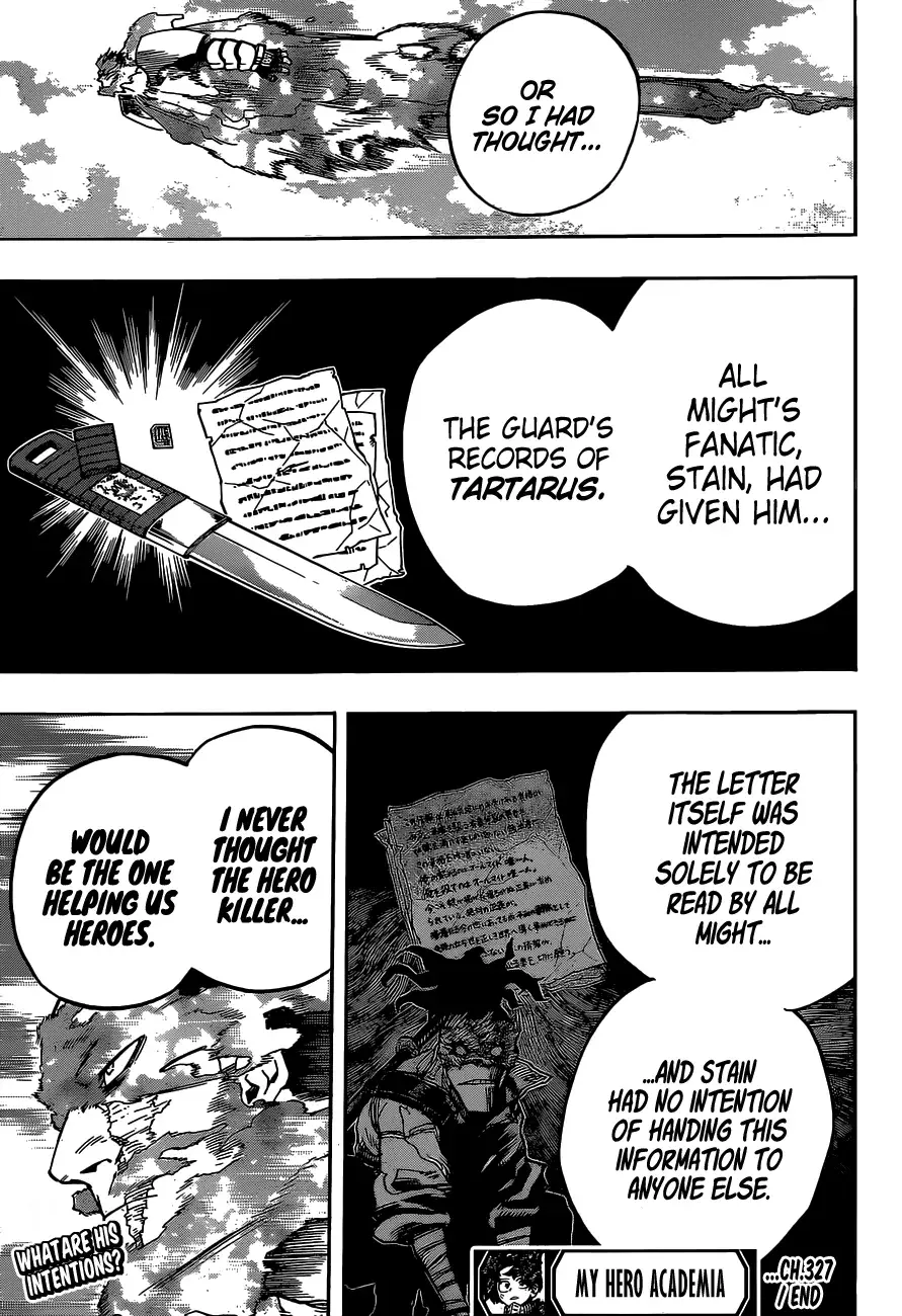 My Hero Academia, chapter 327, page 15